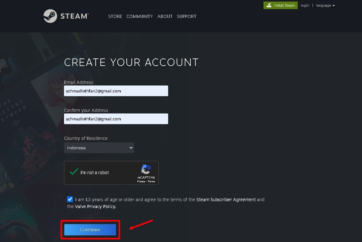 Cara Membuat Akun DOTA 2 lewat Steam Account (Web/App)
